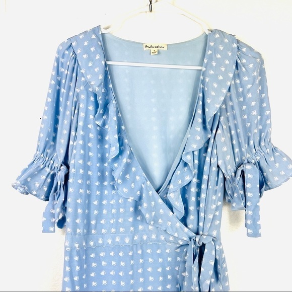 For Love & Lemons Sweetheart Wrap Mini Dress Size S - Picture 4 of 11
